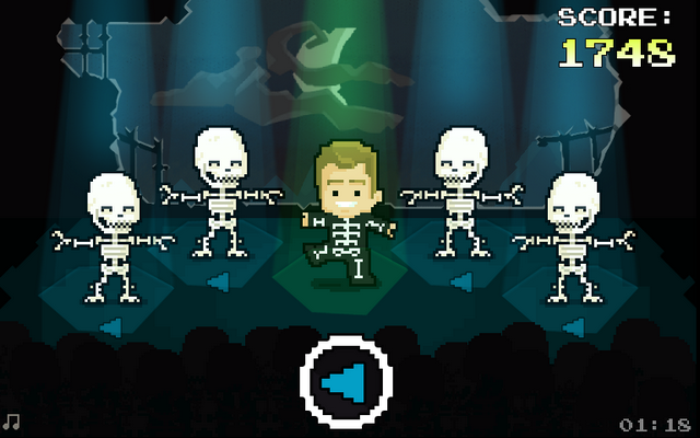 Screenshot of "Dancy Bones"