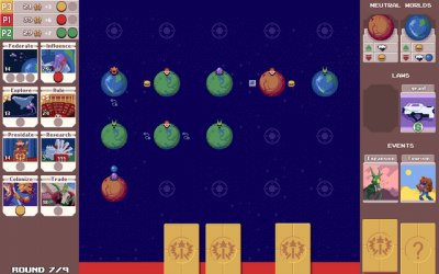 Screenshot of "Dominions'n'dominoes"