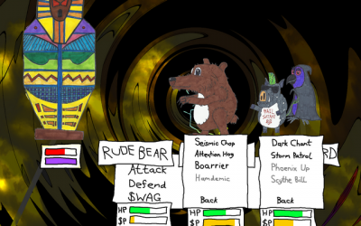 Screenshot of "Rude Bear RPG"