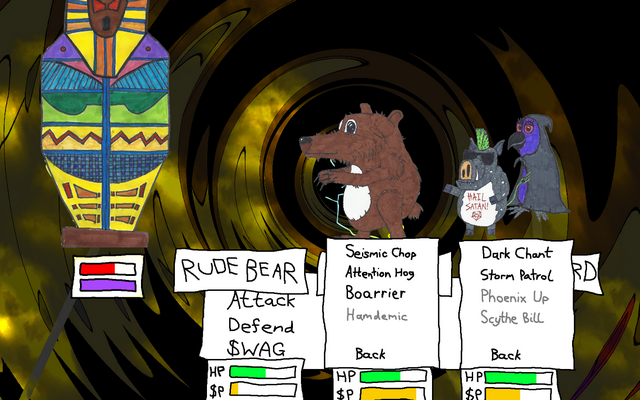 Screenshot of "Rude Bear RPG"