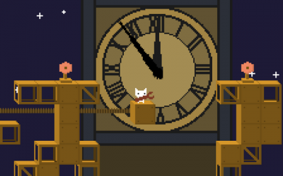 Screenshot of "Clockwork Cat"