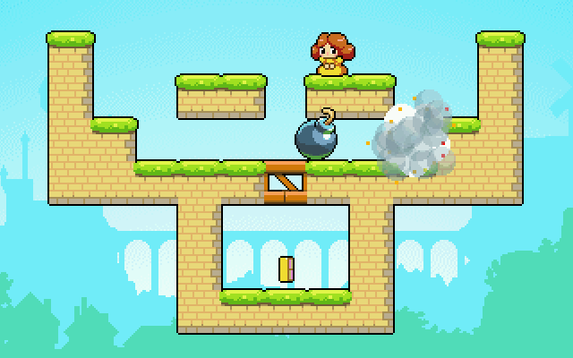 Screenshot of "Princess Chardonnay in Bomb Kingdom"