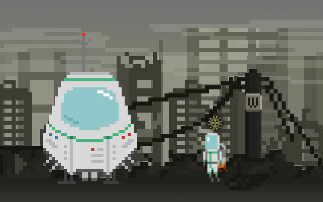 Screenshot of "Abandoned Planet"