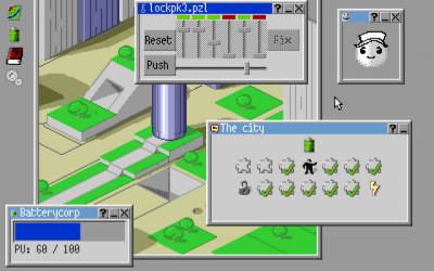 Screenshot of "Batterycorp"