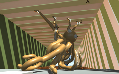 Screenshot of "Tentagraba"