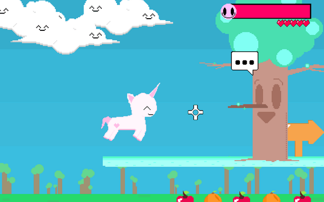 Screenshot of "Cutie Unicorn"