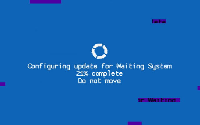 Screenshot of "Waiting System"