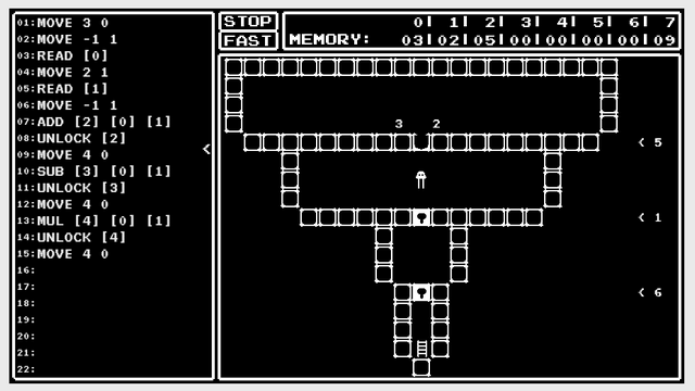 Screenshot of "ASM Hell"
