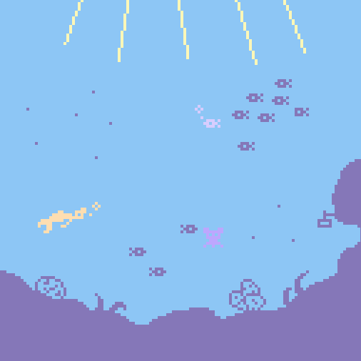 GIF of "a day in the life of a sea witch"