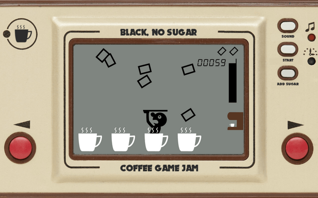 Screenshot of "Black, no sugar"