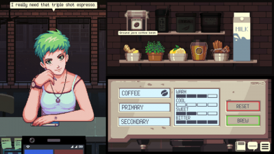 Screenshot of "Coffee Talk"