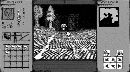 GIF of "Paper & Ink Dungeon"