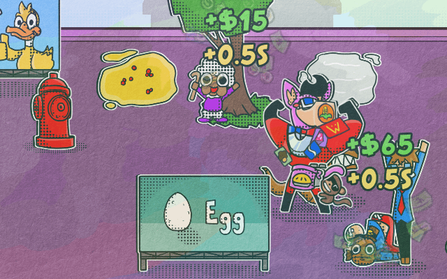 Screenshot of "Super Sellout"