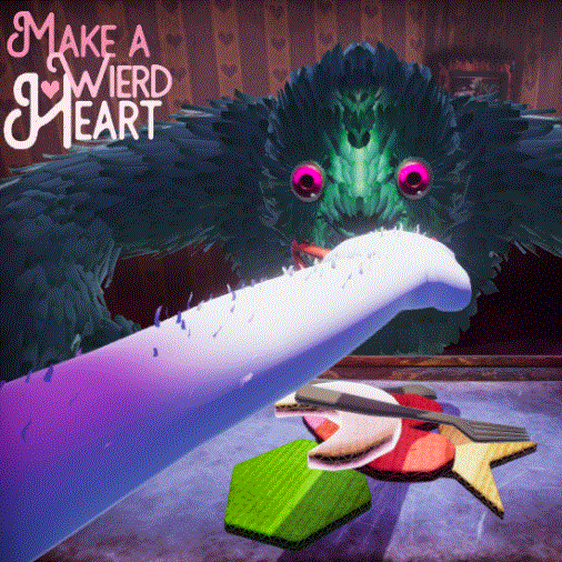 GIF of "Make a Weird Heart"