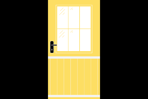 GIF of "Yellow Door"
