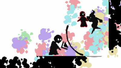 Screenshot of "Paint Rush"