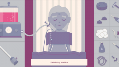 Screenshot of "A Mortician's Tale"