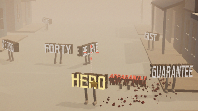 Screenshot of "Tumbleweed Typo Hunter"