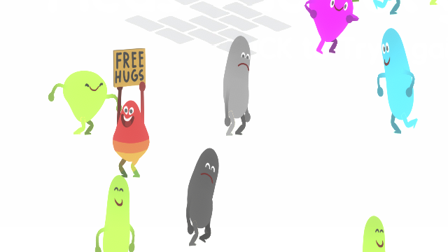 Screenshot of "Free Hugs INC."