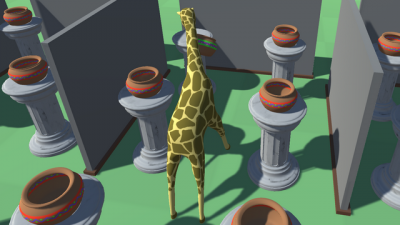 Screenshot of "i am giraffe"