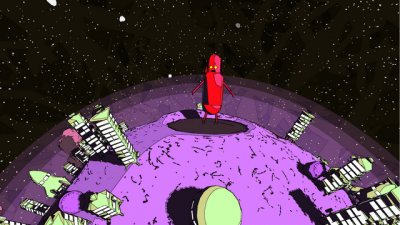Screenshot of "Jettomero: Hero of the Universe"