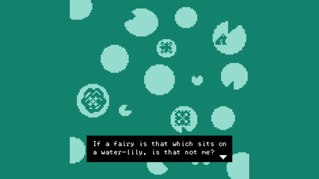 Screenshot of "flowers all around me"