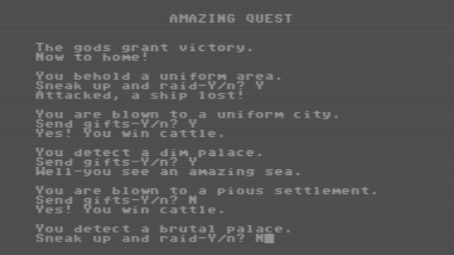 Screenshot of "Amazing Quest"