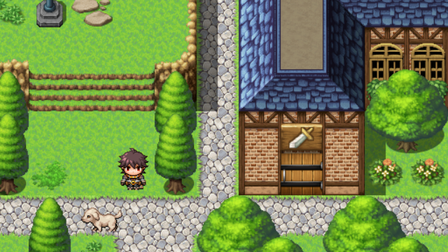 Screenshot of "Quest for the Sword of Justice"