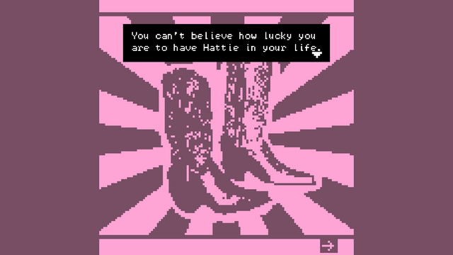 Screenshot of "Cowgirl Boots"