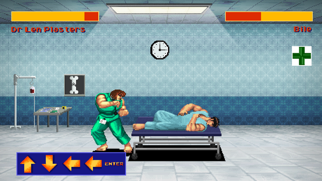 Screenshot of "Sick Fighters"