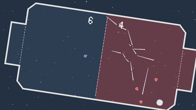 Screenshot of "Space Pong!"