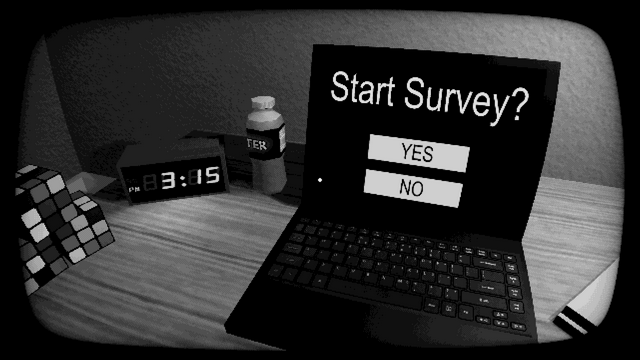 Screenshot of "Start Survey?"
