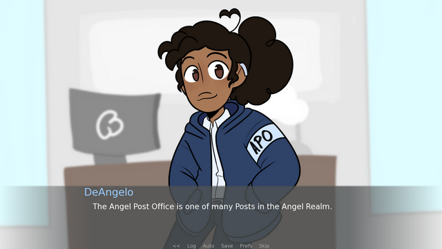 Screenshot of "Angel Post"