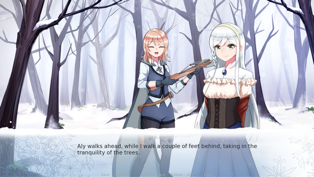 Screenshot of "Flowers which Bloom in Winter"