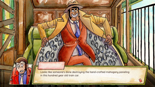 Screenshot of "Is Lupin Still Flirting?"