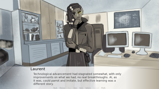 Screenshot of "ai: Imitation"