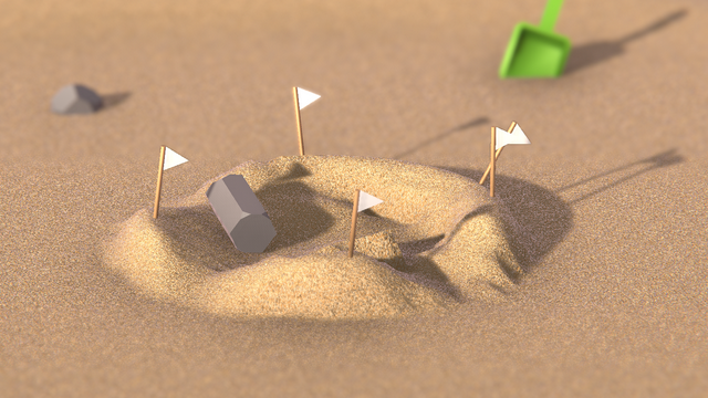 Screenshot of "Sand Flag"