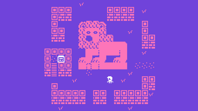 Screenshot of "THE LION'S BEAK, or six ways to not make a videogame"