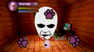 Screenshot of "Courage: The Videogame"